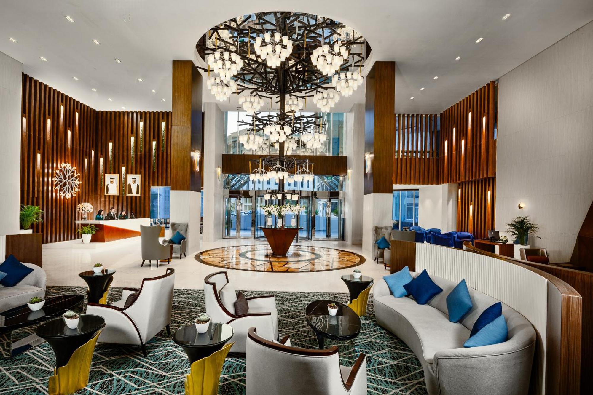 Millennium Place Doha Kültér fotó The lobby of the hotel