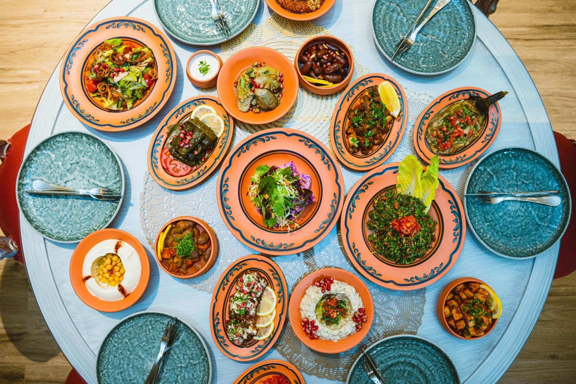 Millennium Place Doha Kültér fotó A selection of meze