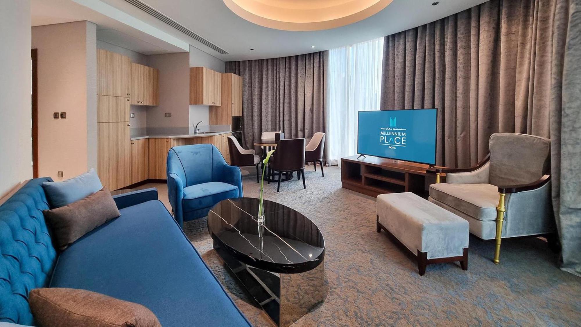 Millennium Place Doha Kültér fotó A suite at the hotel