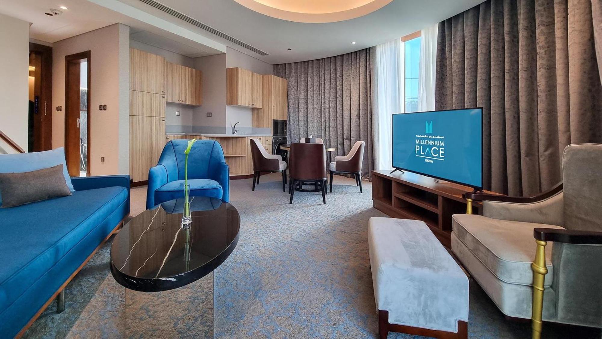 Millennium Place Doha Kültér fotó A suite at the hotel